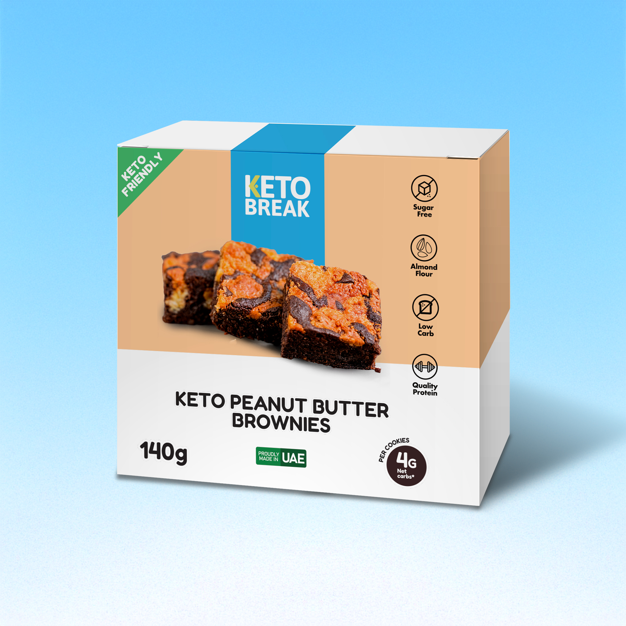 Keto Peanut Butter Brownie