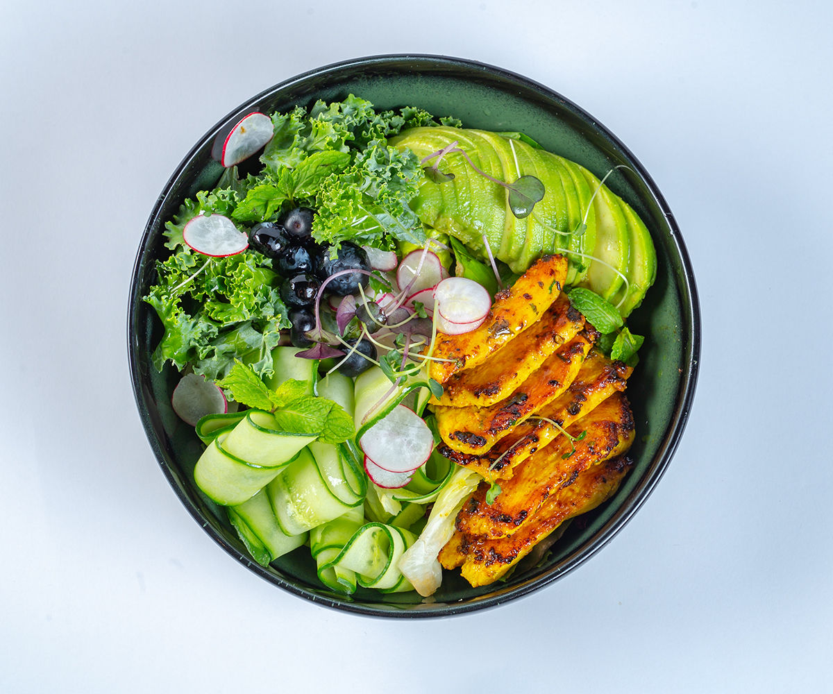 Fresh Turmeric Chicken Keto Salad Home Delivery in UAE